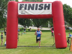 Jim's First Triathlon Finish