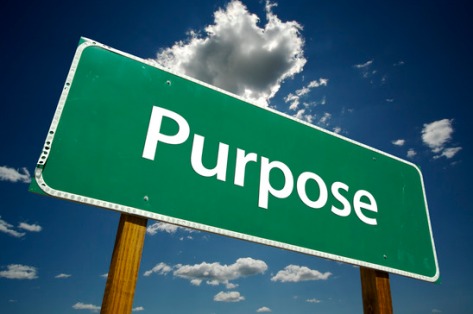 Purpose Road Sign